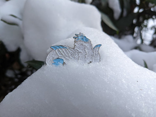 Arctic Dragon Pin